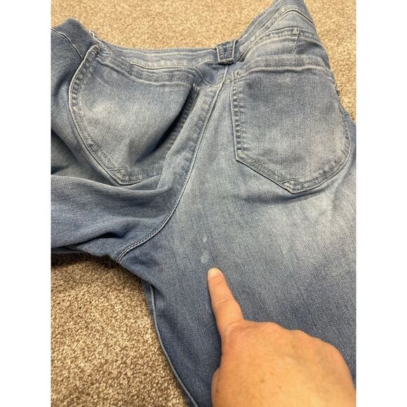 Democracy womens Ab Solution skinny jeans sz 8 9” rise blue jeans stretch denim - Picture 12 of 12